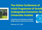 The Online Conference of  Initial Programme of Acreditation Undergradue Economics Study Program  Universitas Andalas
